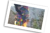 en flamme