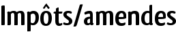 Impôts/amendes