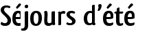 Séjours d'été 