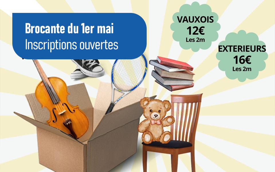 Brocante | Inscriptions ouvertes