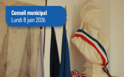 Conseil municipal | Lundi 8 juin 2026